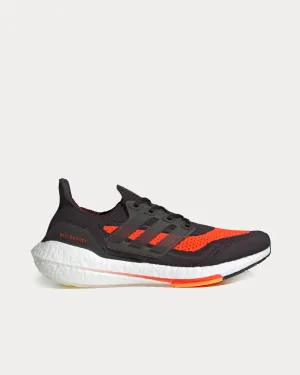 Ultraboost 21 Carbon / Core Black / Solar Red Running Shoes