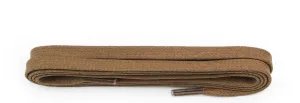 W 6631211 Tan 120cm waxed 5mm flat