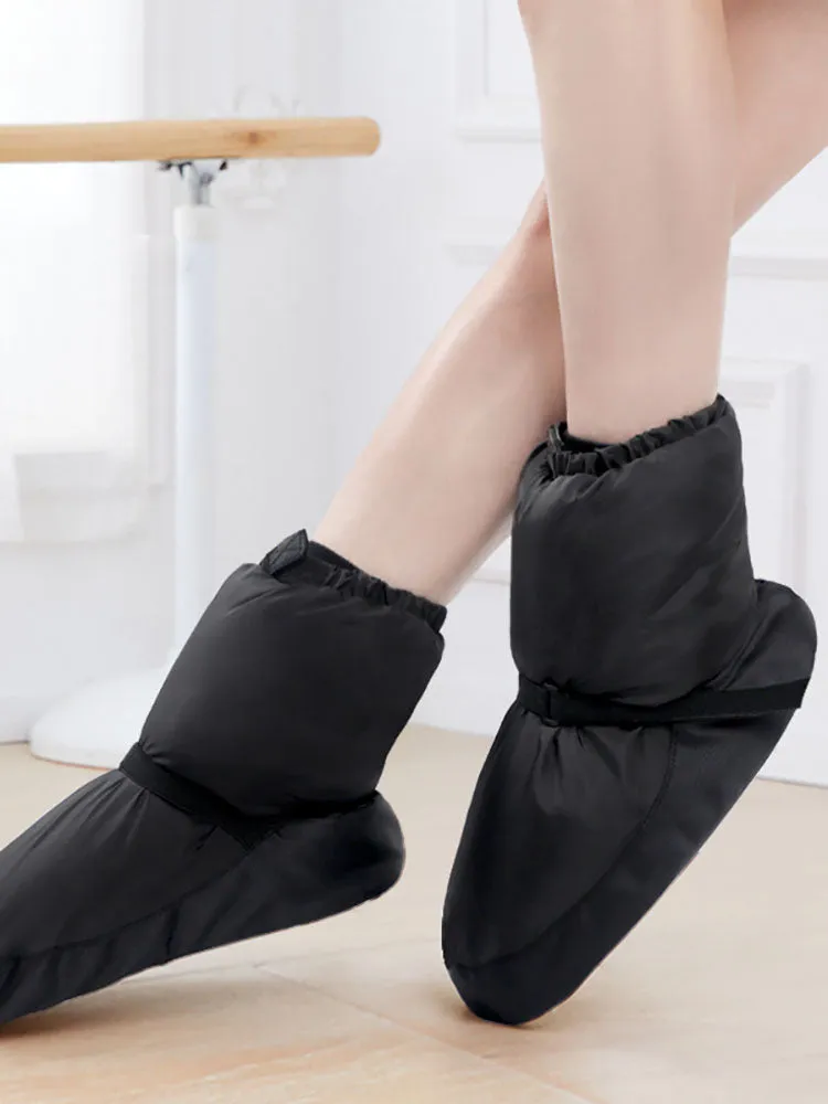 Winter Dance Warm Shoes Ballet Practice Shoes Thick-soled Quilted Short Boots
