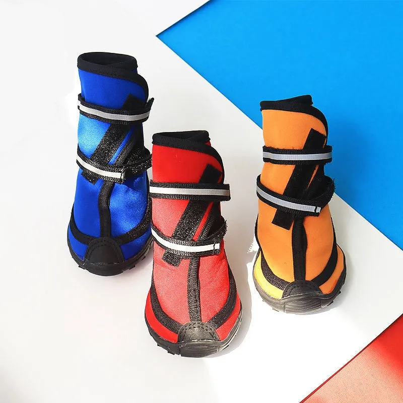 Winter High Boots Velcro for Medium to Large Dogs