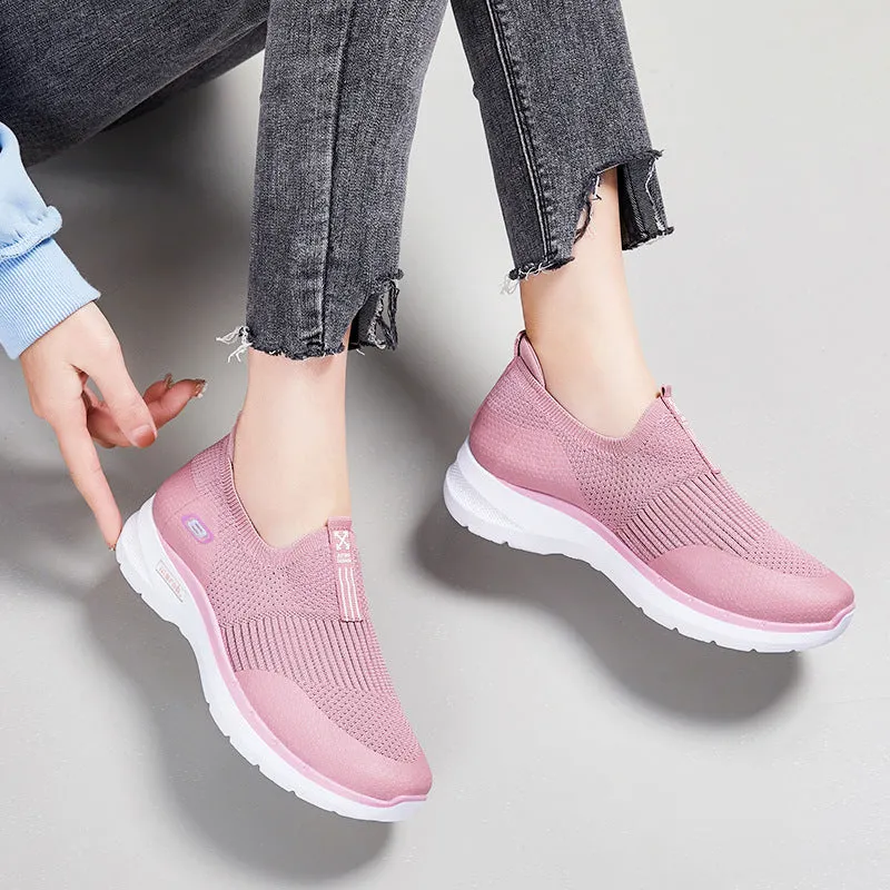 Women's Knit Pull On Sock Running Shoes