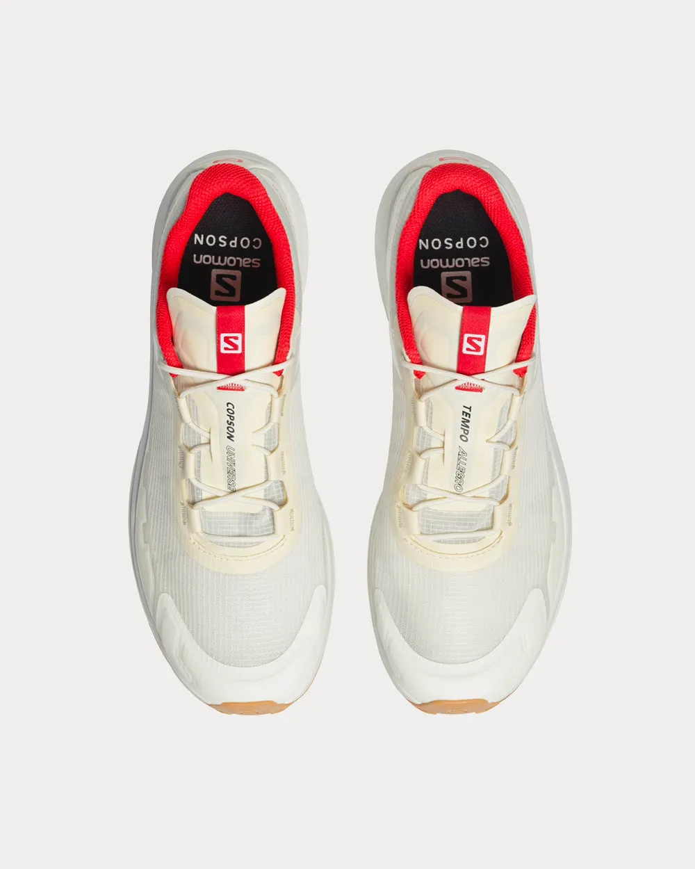x Copson Ultra Raid White / Vanilla Ice / Racing Red Running Shoes